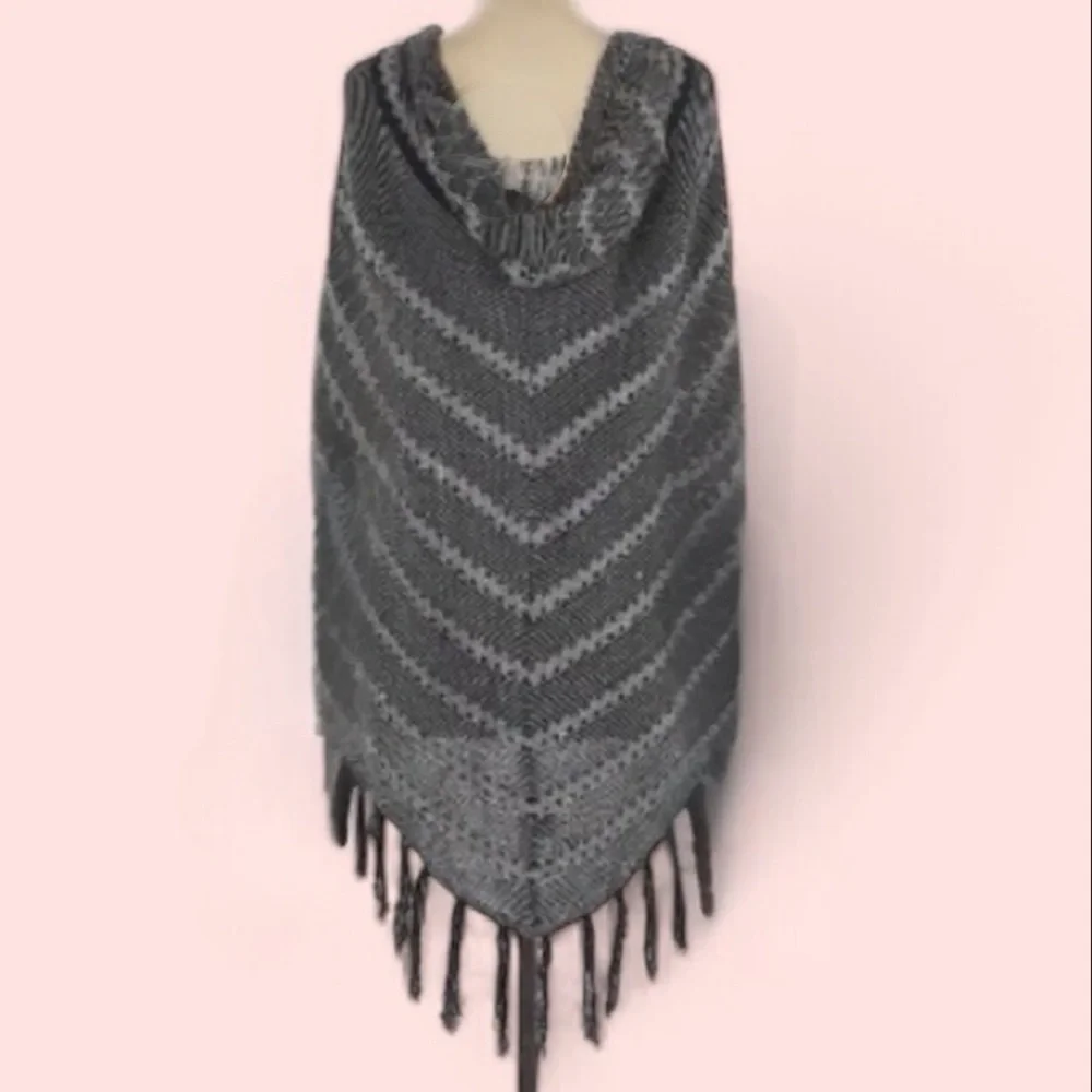 BCBGMaxAzria hooded poncho
